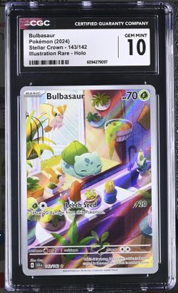 Bulbasaur 143 cgc 10