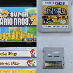  New Super Mario Bros. 2 - Nintendo 3DS (TESTED WORKING, GAME CARTRIDGE ONLY