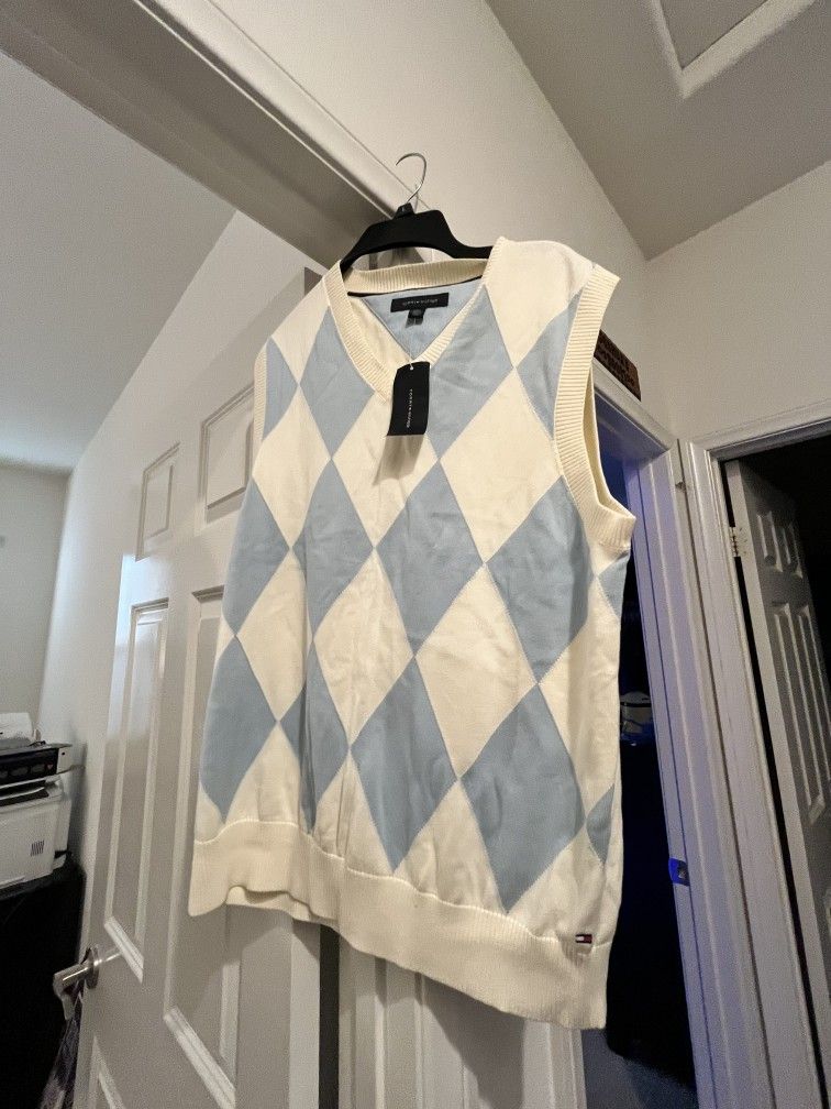Tommy Hilfiger Brand New With Tags Mens Vest Sweater 