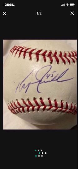 Seattle Mariners Legend Ryan Franklin #45 Autographed Baseball