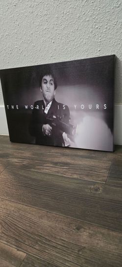 Scarface Wall Art 18x12
