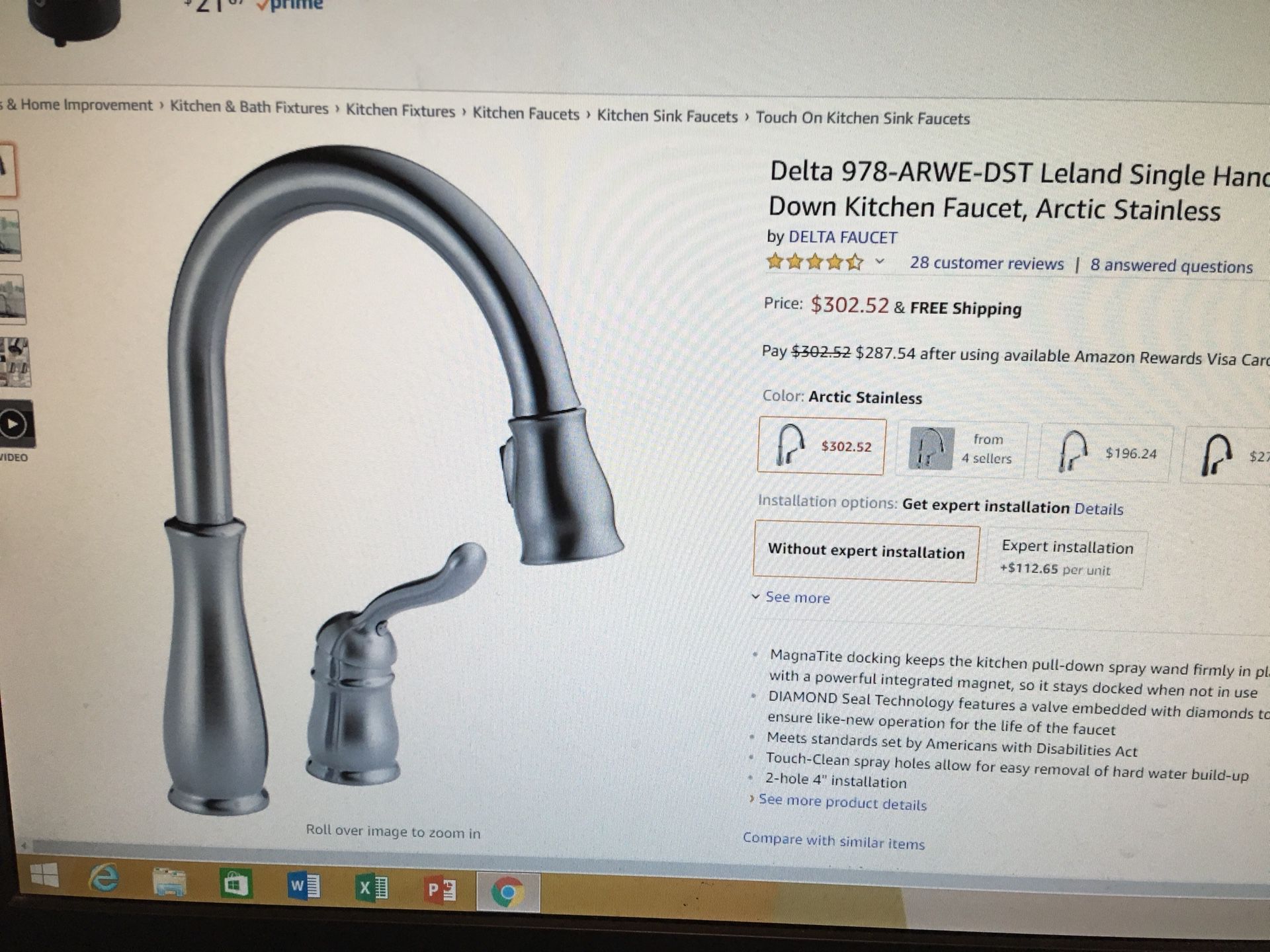 Delta 978-ARWE-DST Kitchen Faucet
