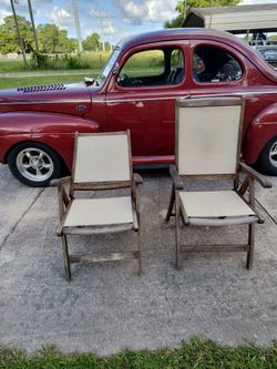 Teak Adjustable Chair