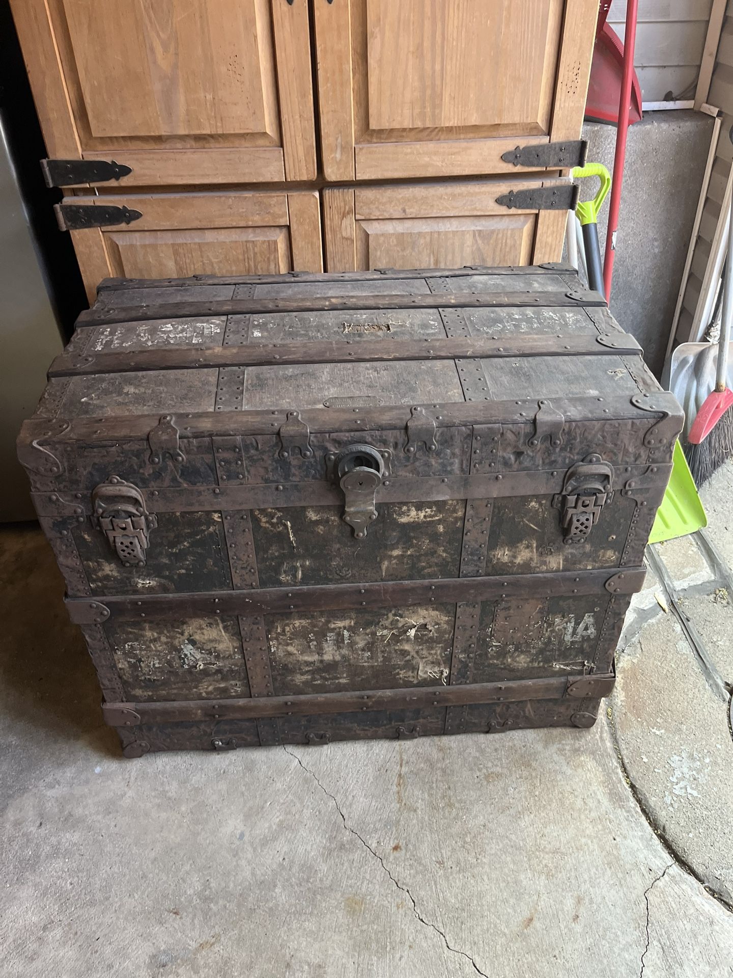 Antique Trunk Made In Chicago