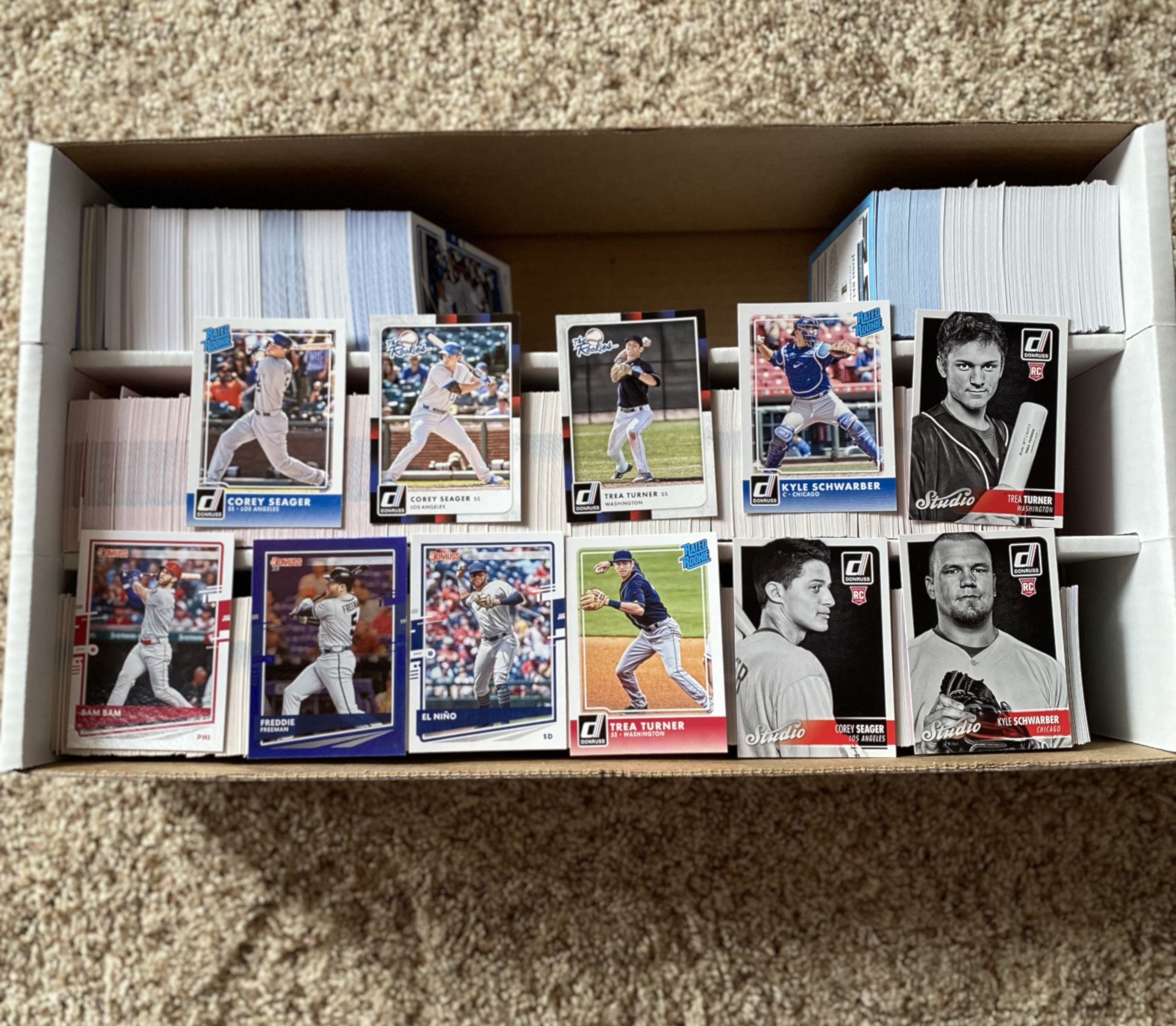 2015-2016-2020 Donruss Baseball Cards