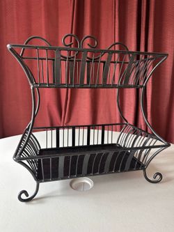 Wrought Iron Caddy