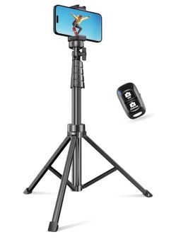 62" Phone Tripod & Selfie Stick Combo