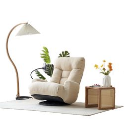 Adjustable head and waist, game chair, lounge chair in the living room, 360 degree rotatable sofa chair,Rotatable seat Leisure Chair deck chair