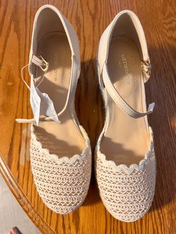 Beige 3” Wedge espadrille 7.5