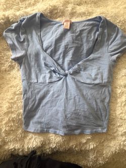 Crop top blue