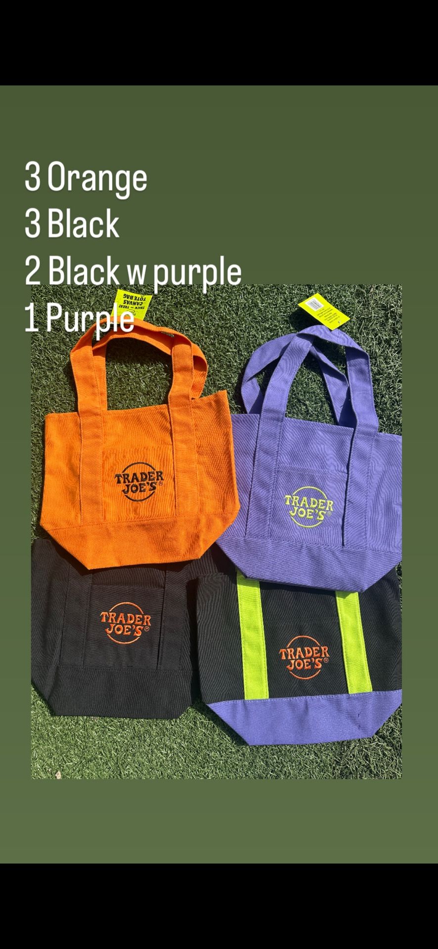 Trades Joe Bags