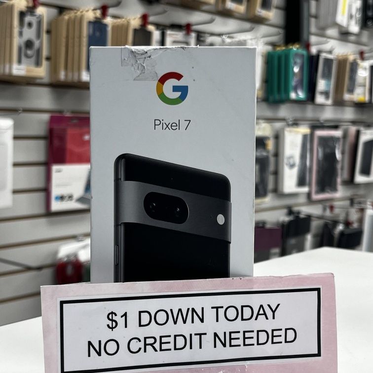Google Pixel 7 6.3 NEW -PAYMENTS AVAILABLE-$1 Down Today 