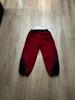 Red and Black supreme Track Pants S
