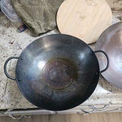 Wilderness Wok Camp Wok Kit w/ Lid, Canvas Bag & Accessories