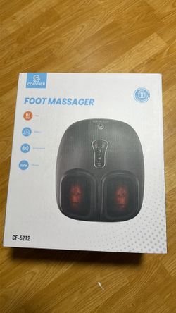 Brand new - never open COMFIER Shiatsu Foot Massager with Heat, Compression Kneading Rolling,Vibration, Remote Control,Pause Function,Feet Massage for