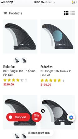 Endorfins slater fins ks1-l large