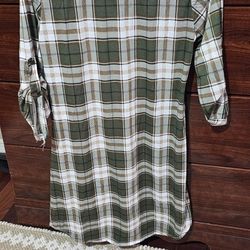 Cute Fall Dress!! Plaid Design! 