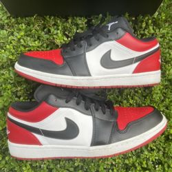Size 11 - Jordan 1 Low Bred Toe