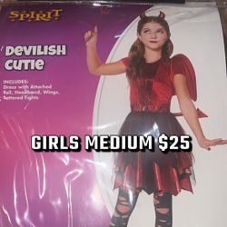 Girls Medium New Costume