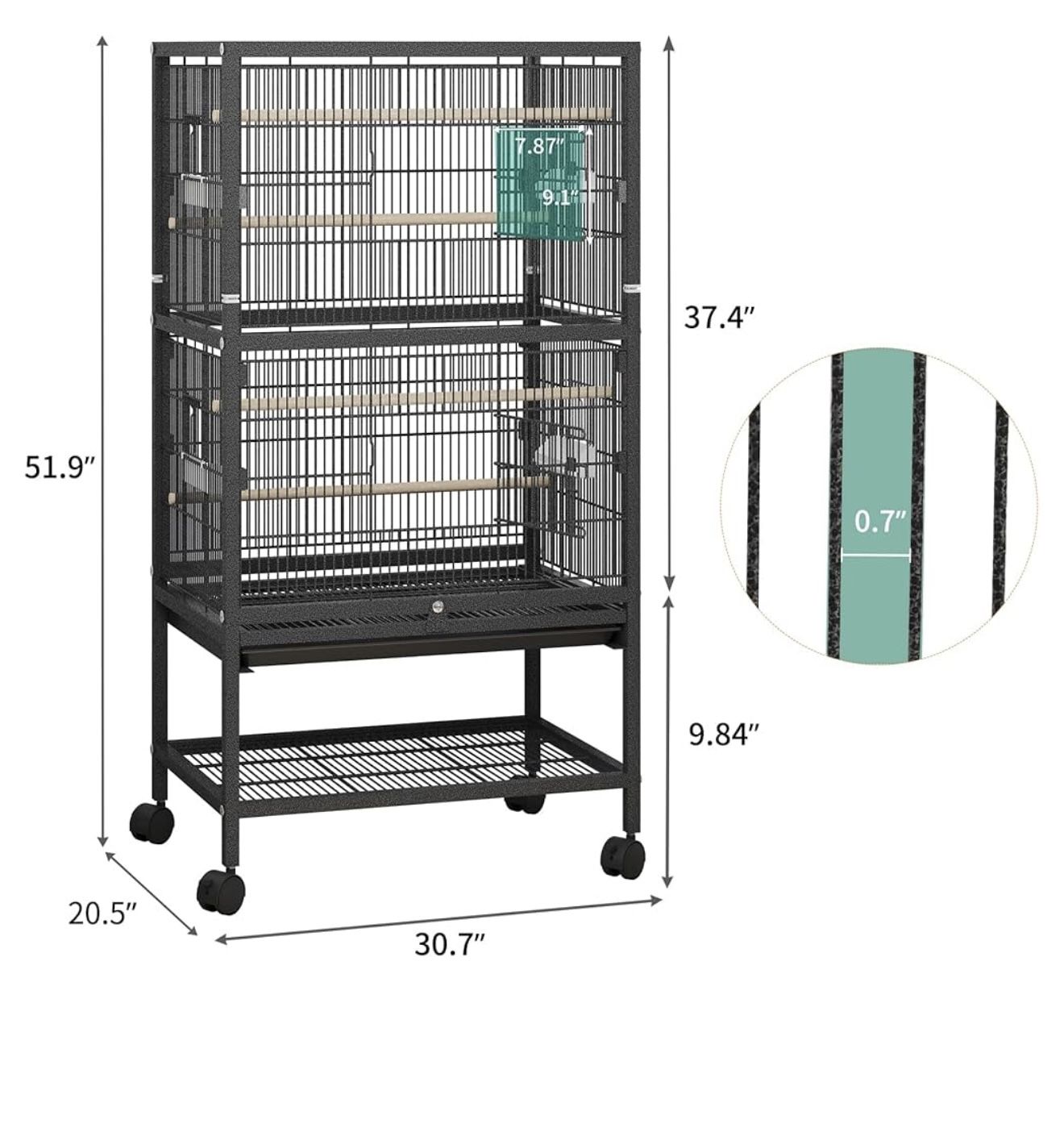 52” Bird Cage