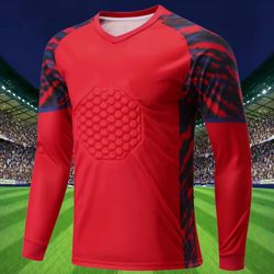 Adult Xtra Large Elbow and chest Padded Goalkeeper Goalie Shirt, new, no number,