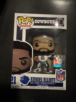 NEW! Funko Pop Vinyl Ezekiel Elliott Cowboys Home #68 NFL Dallas OSU