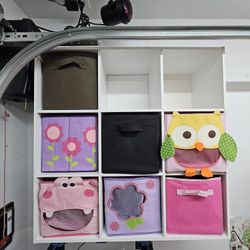 Kids Cubby With Soft Bins