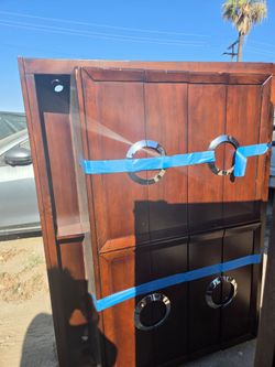 Dresser with mirror