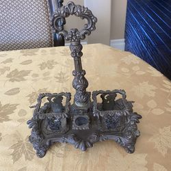 Vintage, Very Unique , Oil And Vinegar Bottles  Holder.