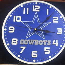 NFL Dallas Cowboys clock