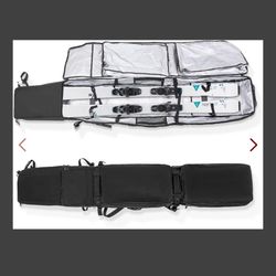 Snowboard Bag With Wheels - Ski Bags For Air Travel, Adjustable Rolling Length Up To 210 Cm