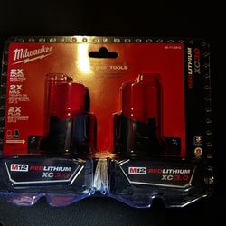 M12 Batteries 3.0 - 2 pack NEW