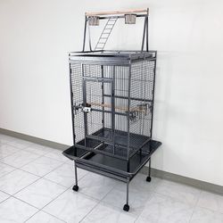 $155 (Brand New) Large 68” parrot bird cage for parakeets cockatiel chinchilla conure cockatoo lovebird parakeet