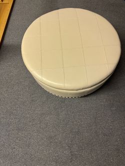 Storage ottoman stool
