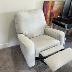 Best Chairs Bilana Swivel Glider Recliner (Dove)