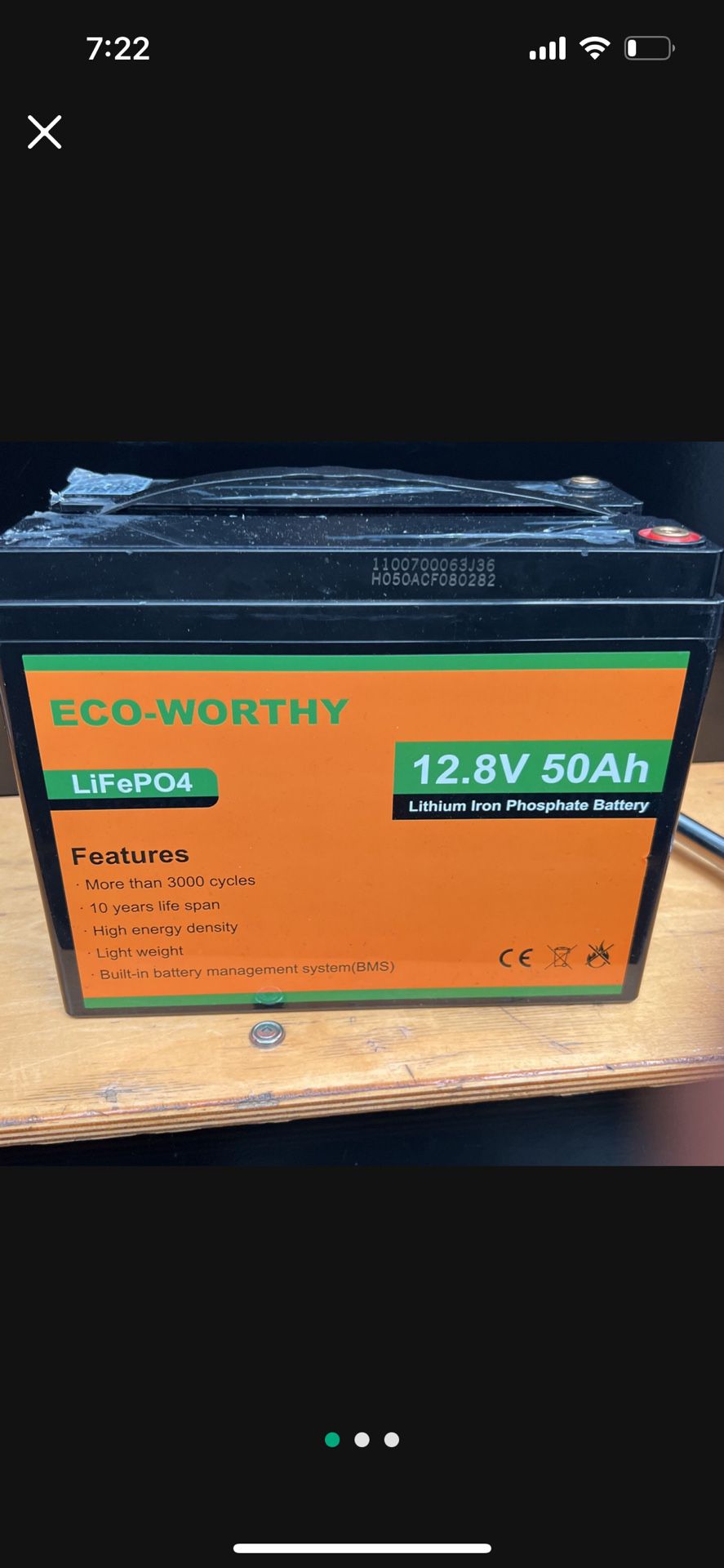 12v 50ah Rechargeable Battery - Eco Worthy