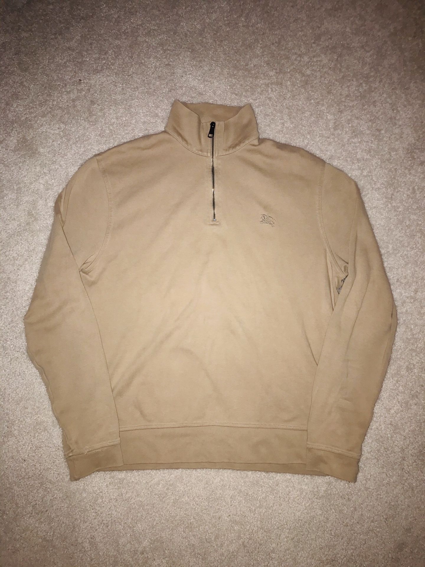 Burberry Half Zip Pullover Sweatshirt