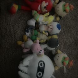 Mario And Sonic Plushies