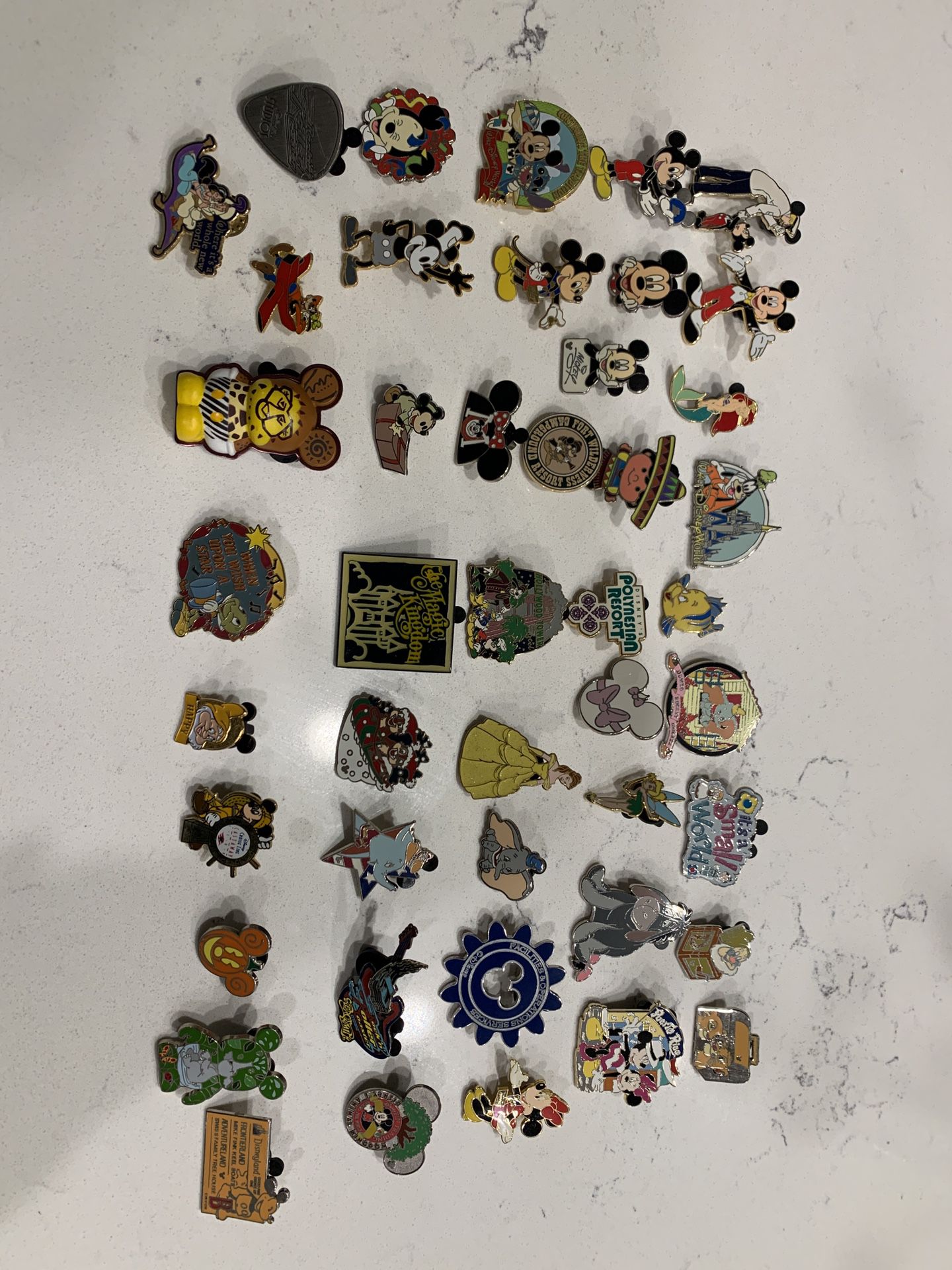 45 Disney trading Pins 