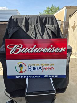 Budweiser metal sign fifa