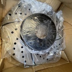 Toyota Crossed Drilled And Slotted Rotors 