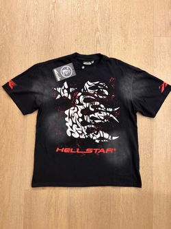 Hellstar Graphic T-Shirt Black with Tags brand new sizes: M,L