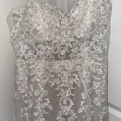 Camille La Vie Wedding Dress Size 14 