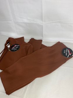 Two Piece Set Zip-Up Top and Pants