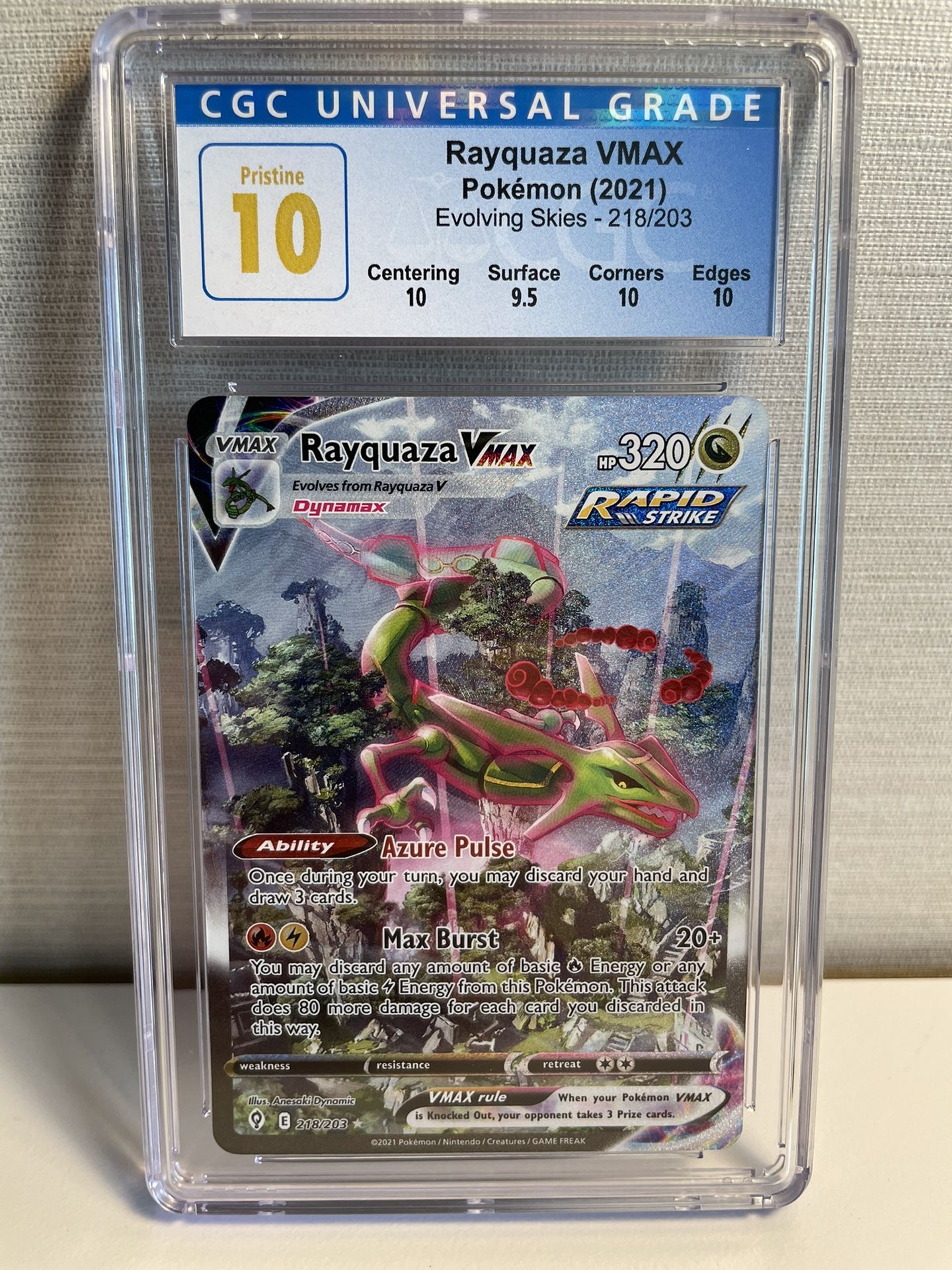 Rayquaza-VMAX (218/203), Busca de Cards