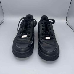 Nike Air Force 1 low top size 5 black Unisex