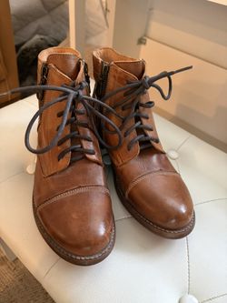 BED | STÜ Ankle Boots 100% Organic Leather. Size 7