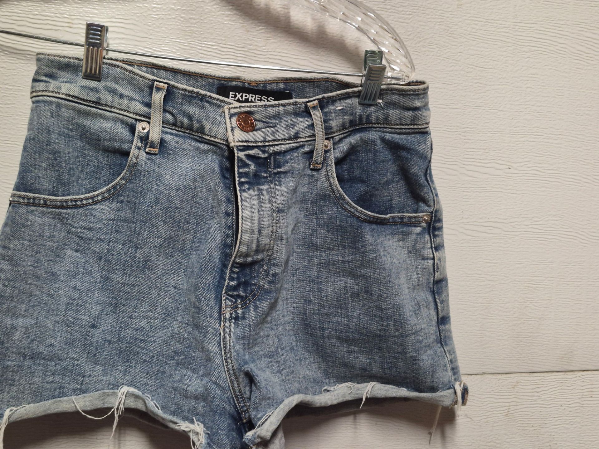 Express Super High Rise shorts
