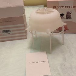 2 Pack Newest Puppy Feeder for Nursing Puppy, Elevatable Puppy Milk Feeder for Multiple Puppies, Puppy Bottles Feeding Station with 5 Teats, for Feedi