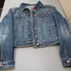 Small Elle Jean Jacket, Worn Casual Look